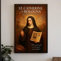 St. Catherine of Bologna The Patroness of Artists Poster