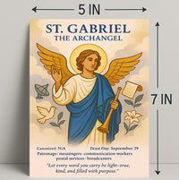 St. Gabriel the Archangel Poster PosterGoat