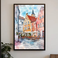Estonia Tallinn Town Hall Square Poster