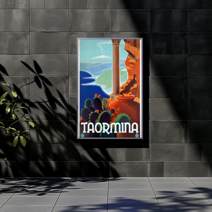 Taormina Travel Poster