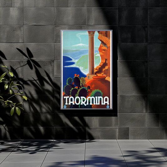 Taormina Travel Poster