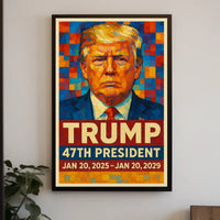 Trump Patriotic Scenic Home Poster