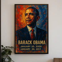 Barack Obama Presidential Tenure Poster