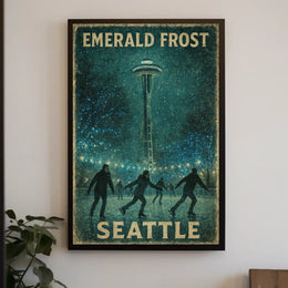Emerald Frost In Seattle Poster
