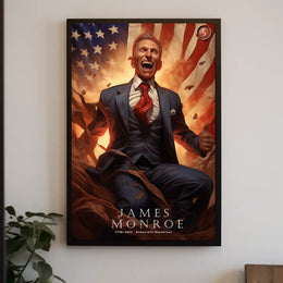 James Monroe: A Patriotic Legacy Poster