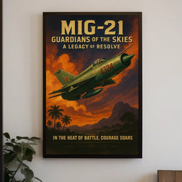 MiG-21 Guardians of the Skies Poster