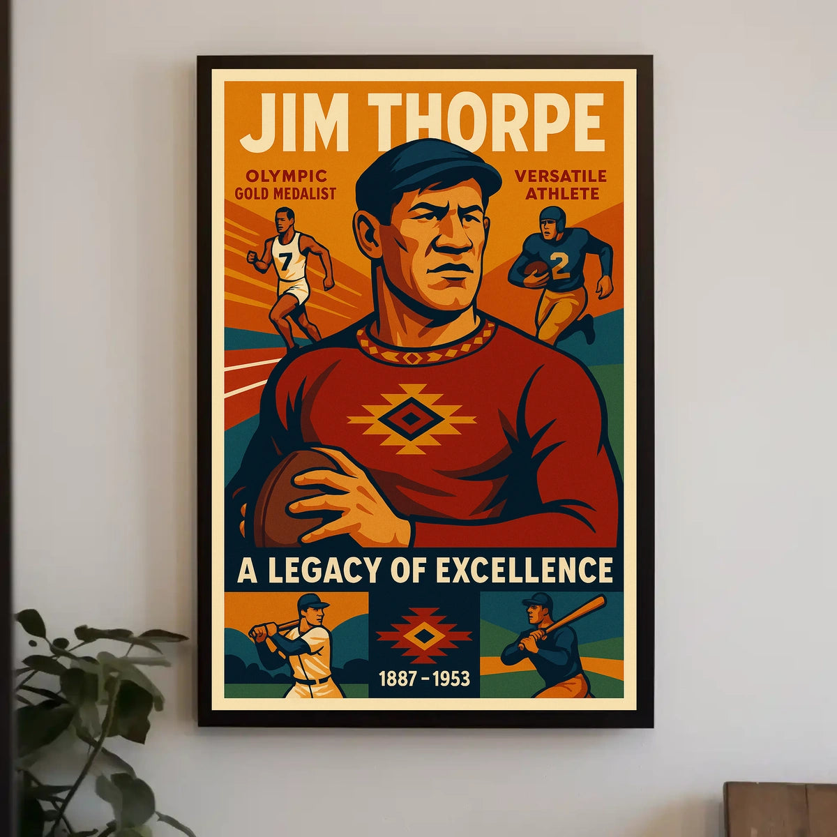 Jim Thorpe Legacy Excellence Poster
