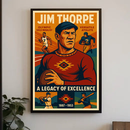 Jim Thorpe Legacy Excellence Poster