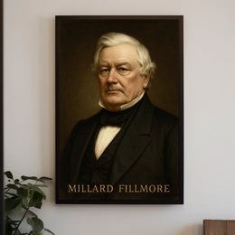 Millard Fillmore Presidential Portrait Poster