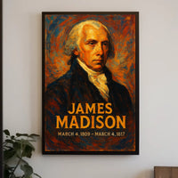 James Madison 4Th President Poster