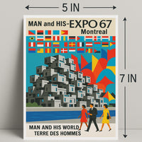 Man and His World Expo 67 Montreal Poster PosterGoat