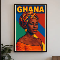Ghanaian Elegance Poster