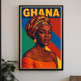 Ghanaian Elegance Poster