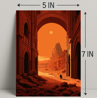 Journey Through The Arches Poster PosterGoat