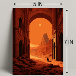 Journey Through The Arches Poster PosterGoat