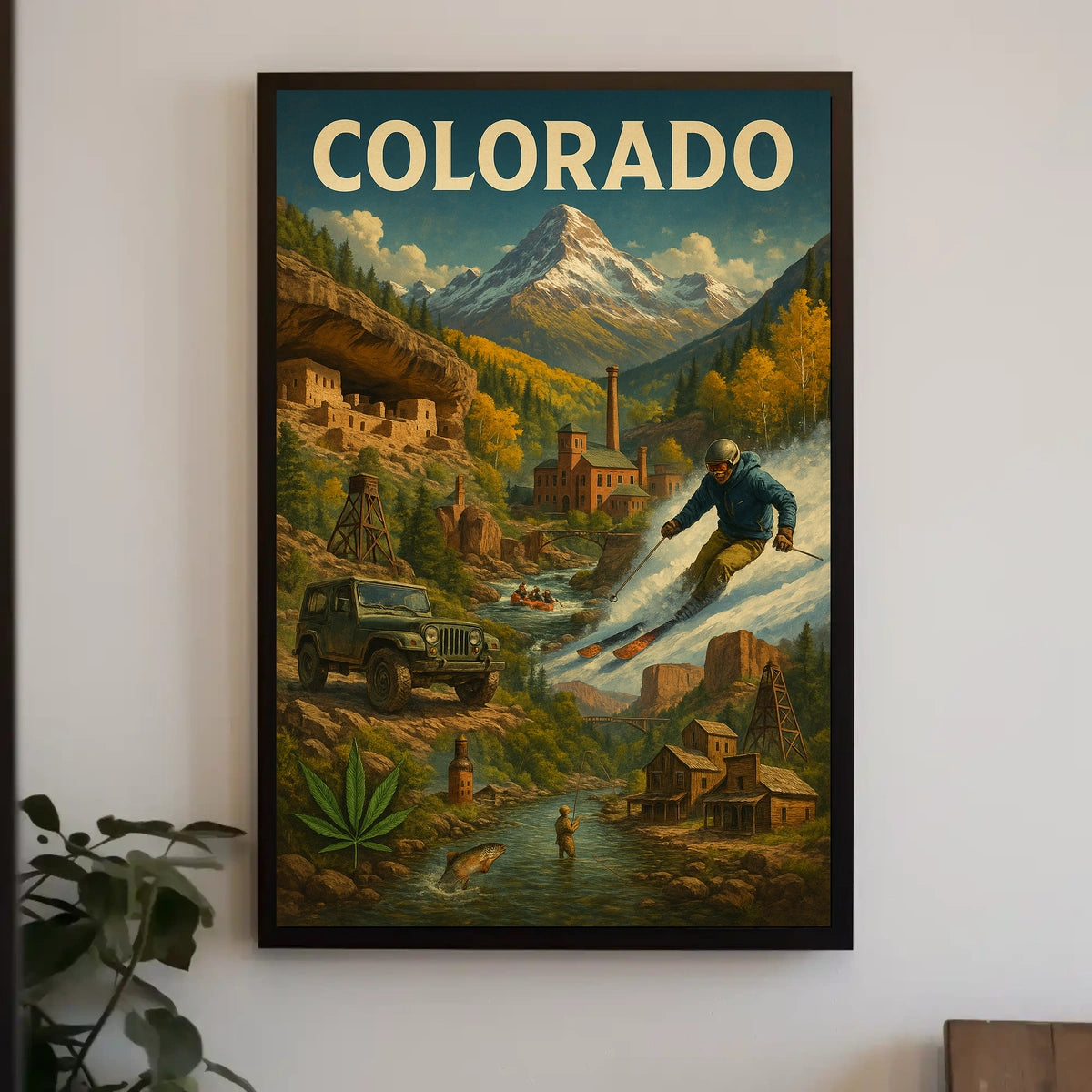 Discover Colorado Poster