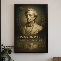 Franklin Pierce 14Th President Poster