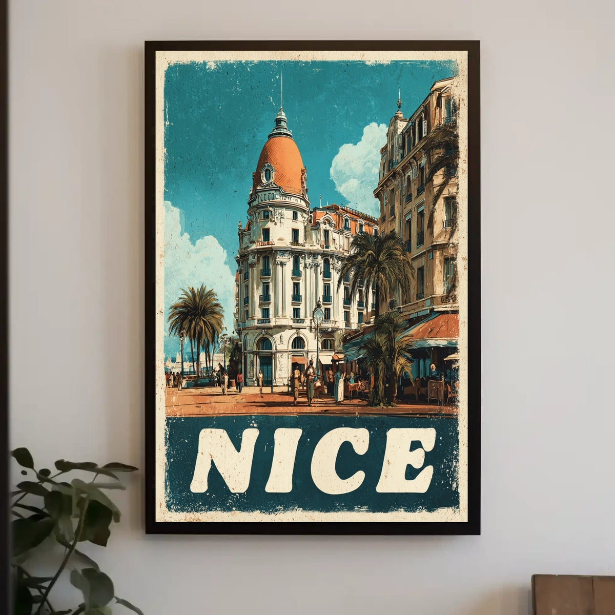 Vintage Nice Travel Poster