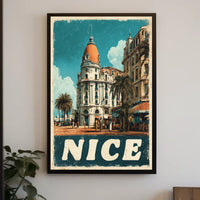 Vintage Nice Travel Poster