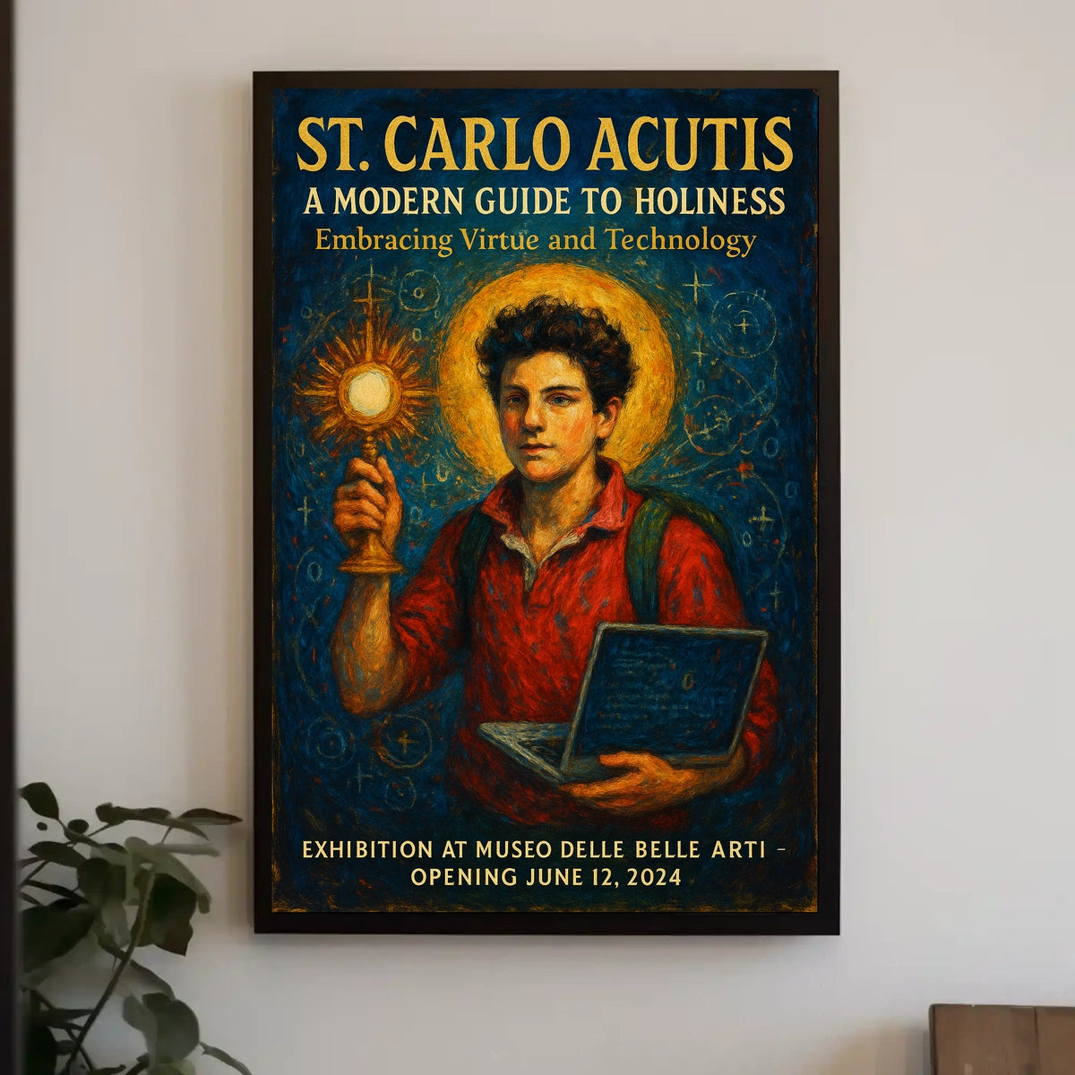 St. Carlo Acutis A Modern Guide to Holiness Poster