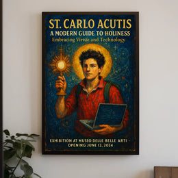 St. Carlo Acutis A Modern Guide to Holiness Poster
