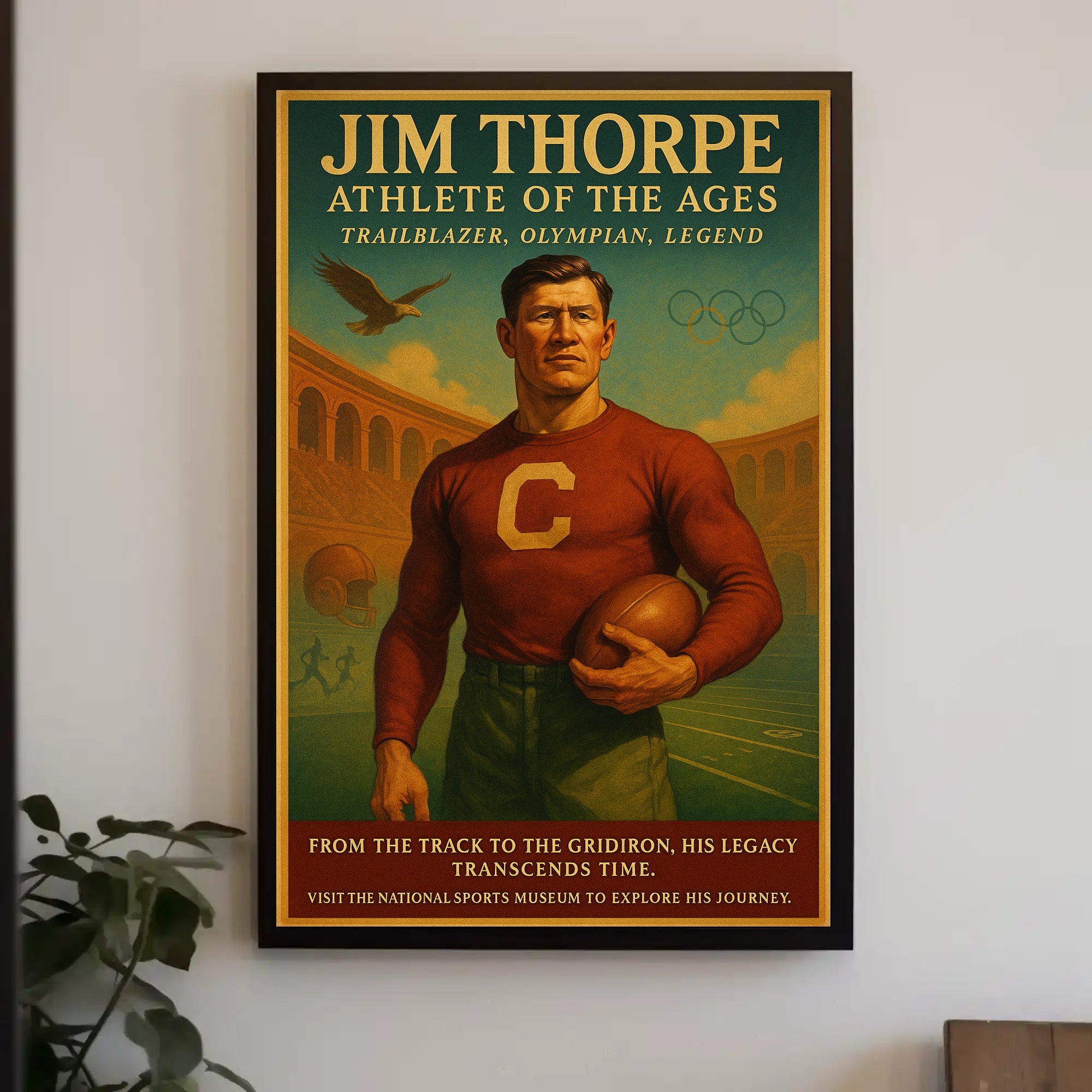 Jim Thorpe – Athlete of the Ages Poster