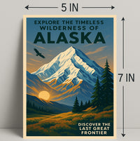 Discover The Last Great Frontier Poster PosterGoat