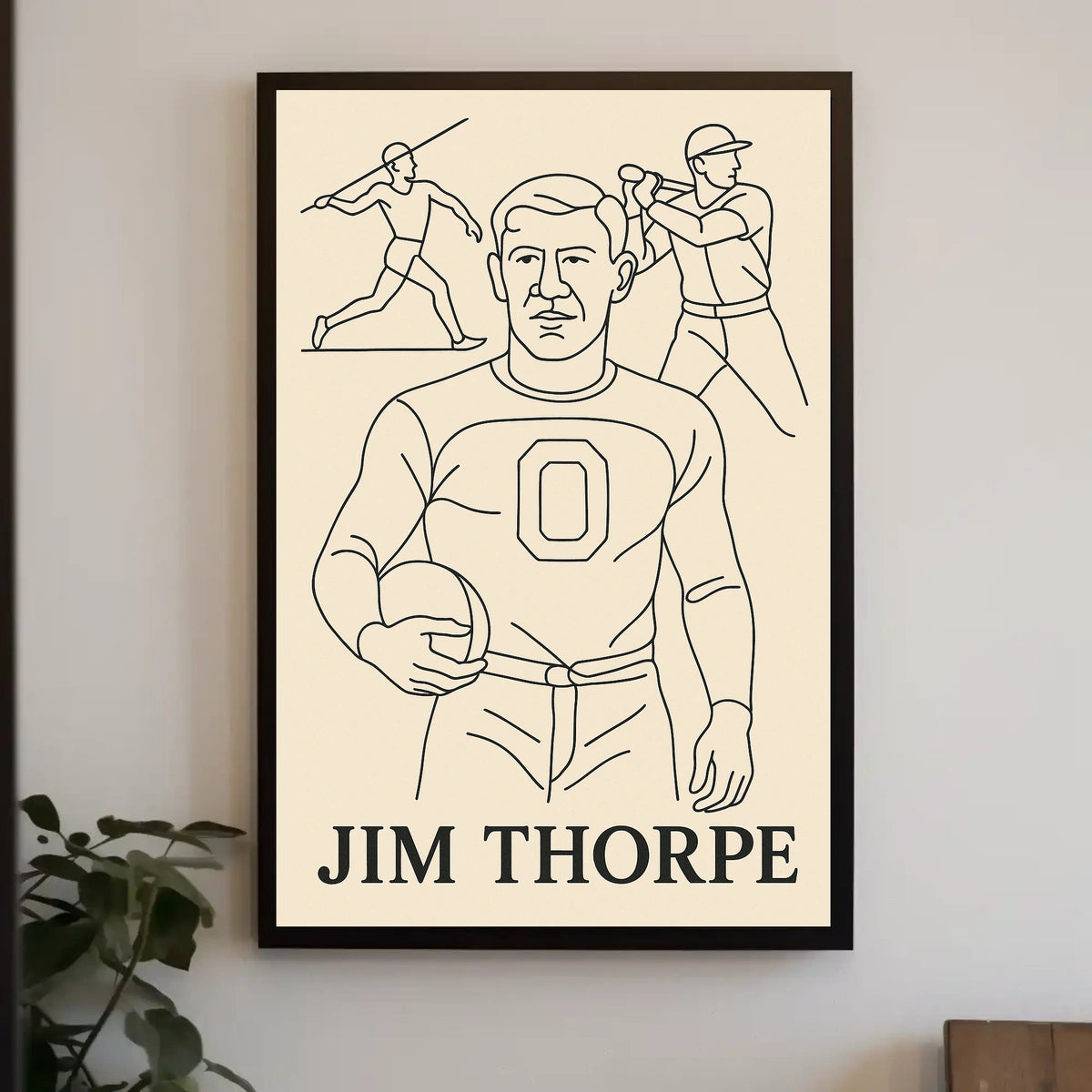 Jim Thorpe Tribute Poster