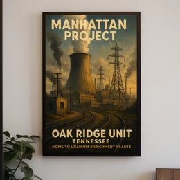 Manhattan Project Oak Ridge Unit Poster