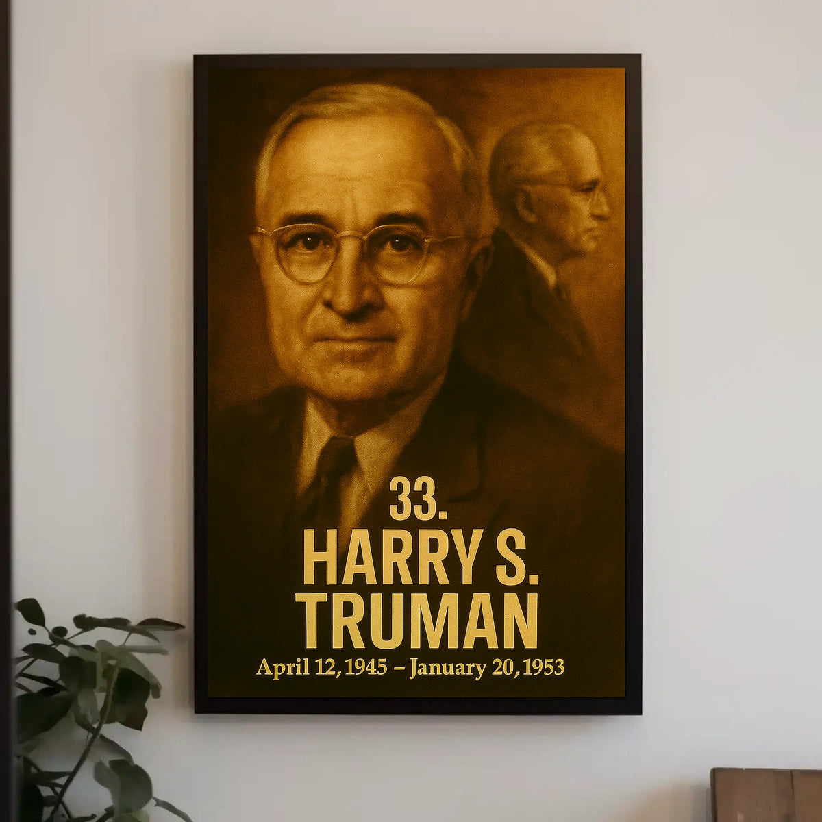 Harry S. Truman 33Rd President Poster