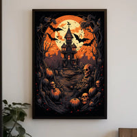 Haunted Halloween Night Poster
