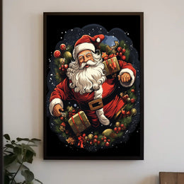 Santa Claus Holiday Cheer Poster