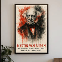Portrait of Martin Van Buren Historical or Presidential Poster