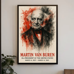 Portrait of Martin Van Buren Historical or Presidential Poster