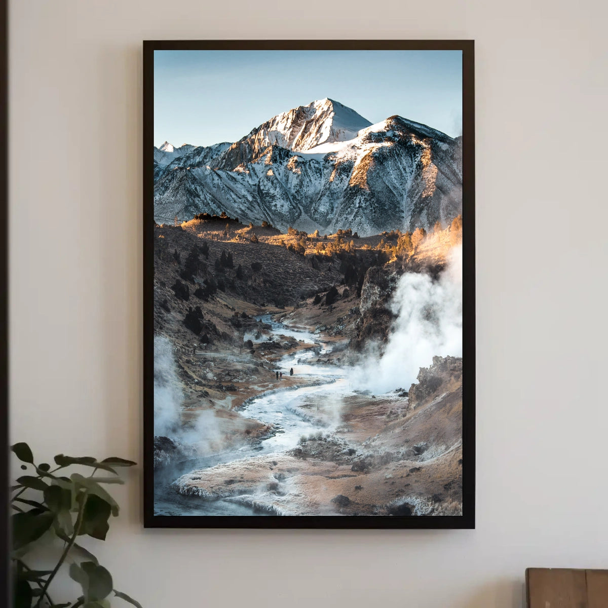 Majestic Snow-Capped Mountain Wilderness Adventure Poster