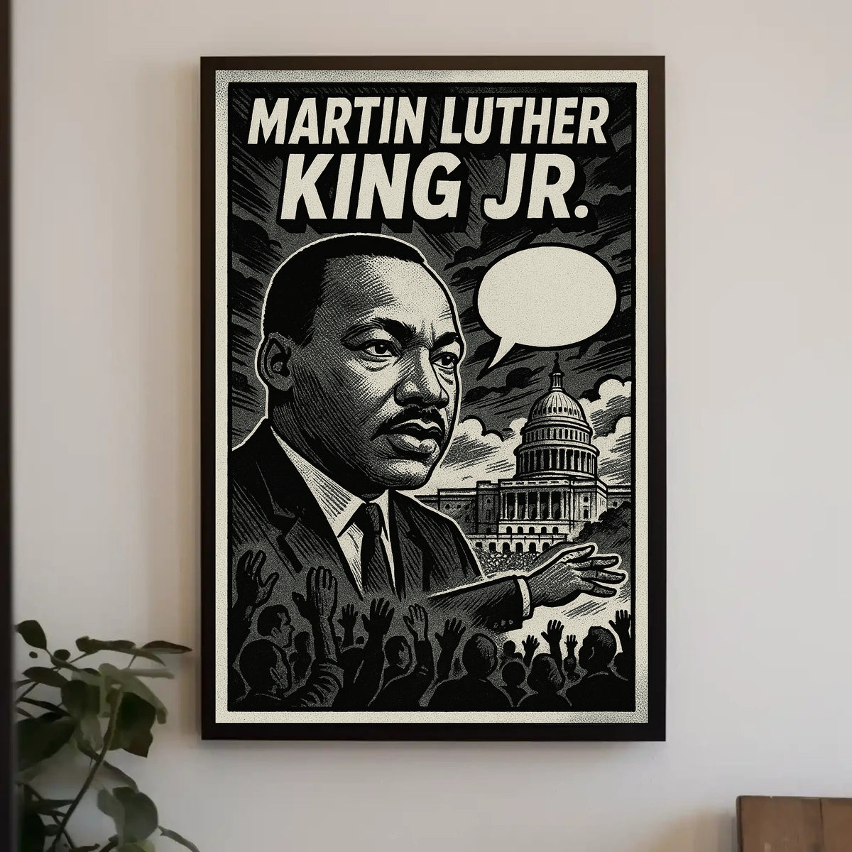 Martin Luther King Jr. Icon Of Civil Poster
