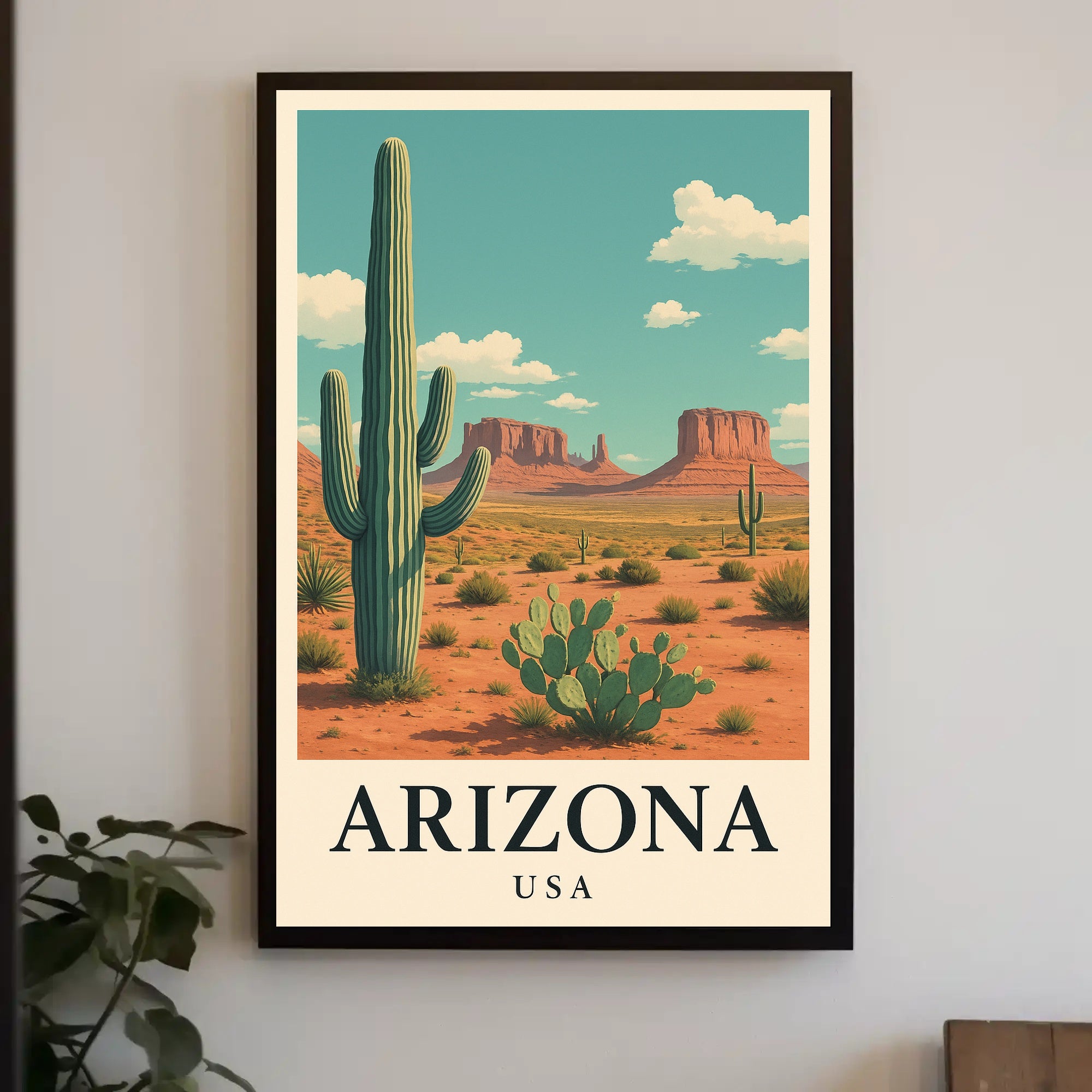 Arizona Desert Adventure Travel Poster