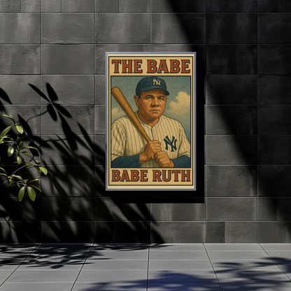 The Babe Ruth Poster 2 Vintage Poster