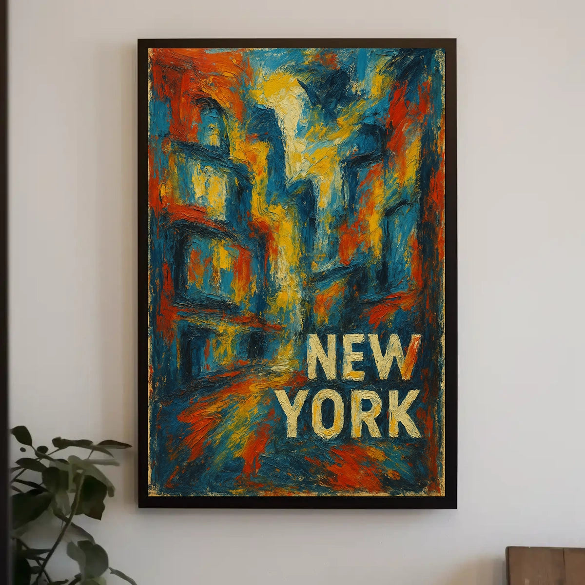 New York Abstract Abstract Poster