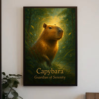 Capybara Guardian of Serenity Poster