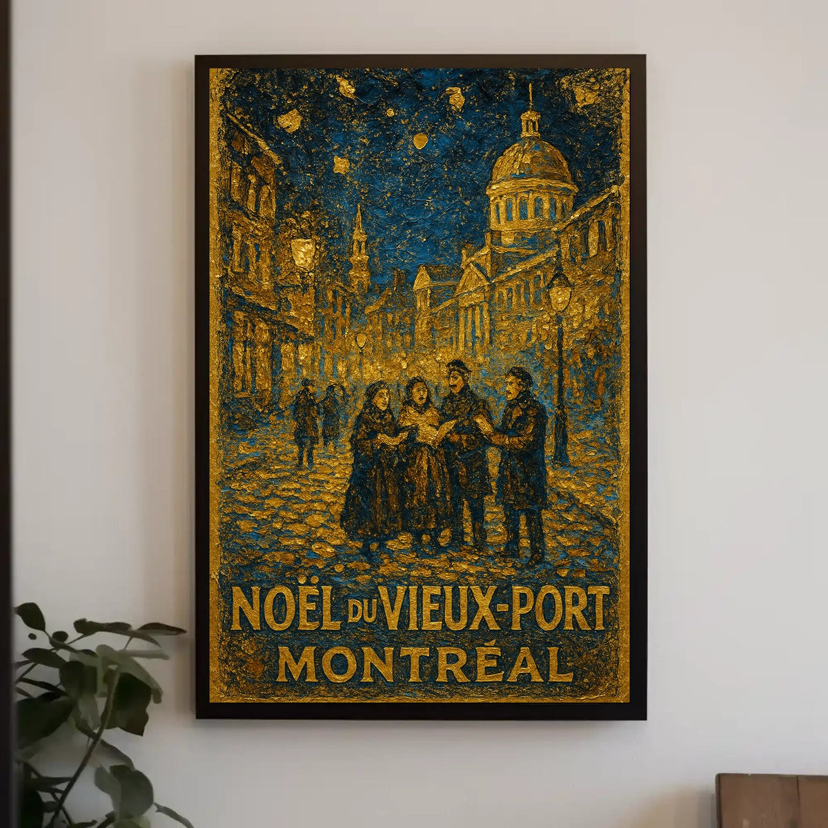 Noël Du Vieux-Port, Montréal Poster