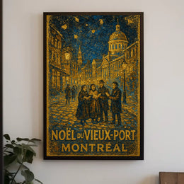 Noël Du Vieux-Port, Montréal Poster