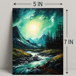 Tranquil Mountain Stream Poster