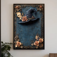 Whimsical Witch's Hat Vintage Artistic Pop Culture Poster