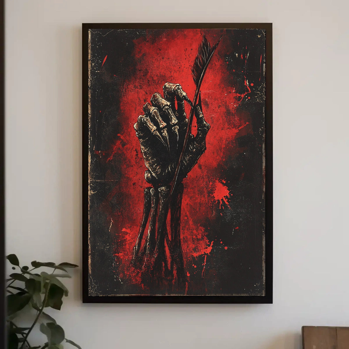 Macabre Dark Scene Artistic Poster