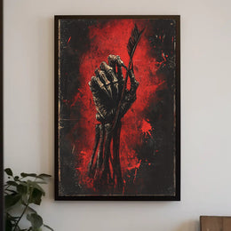 Macabre Dark Scene Artistic Poster