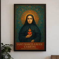 Saint Frances Xavier Cabrini Patron Of Poster