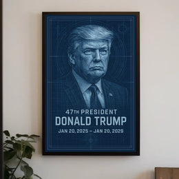 Donald Trump The Architectural Leader Poster