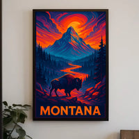 Majestic Montana Poster