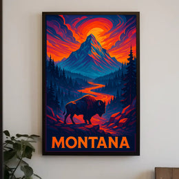 Majestic Montana Poster